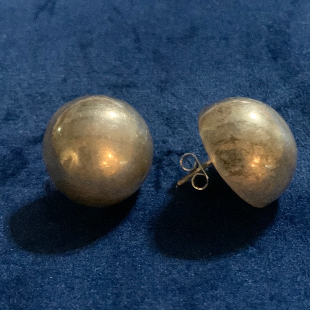 Classic dome earrings .925 silver